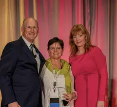 Linda A. Wilgus receives the 2023 Calhoun Award from the RBMA.