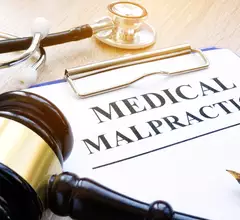 Medical malpractice gavel diagnostic error mistake stethoscope 