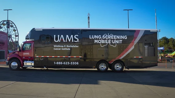 University of Arkansas for Medical Sciences UAMS lung screening mobile unit